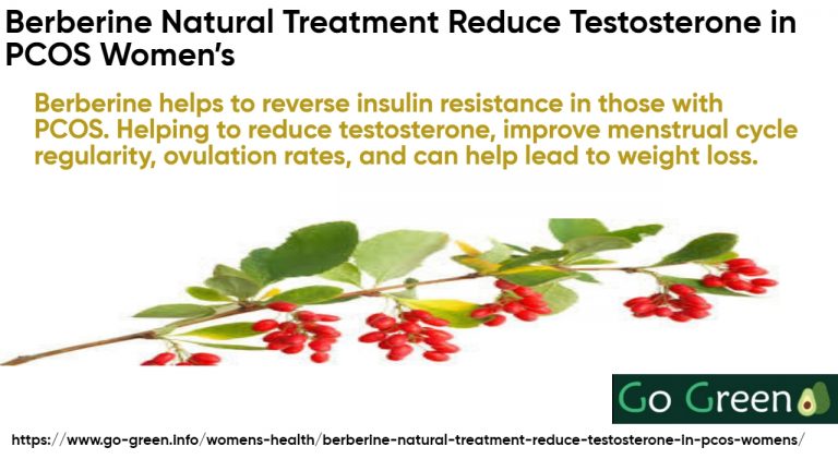 Berberine Natural Treatment Reduce Testosterone in PCOS Women’s
