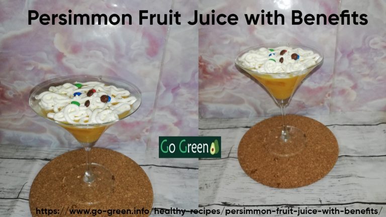 Persimmon Fruit Juice with Benefits