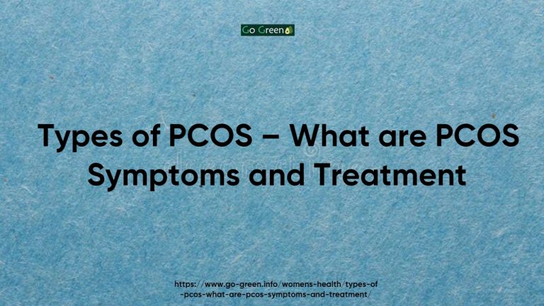 Types of PCOS – What are PCOS Symptoms and Treatment