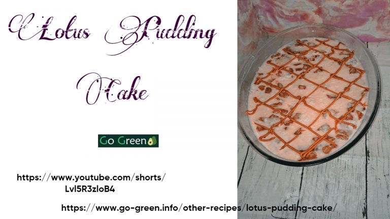 Lotus Pudding Cake