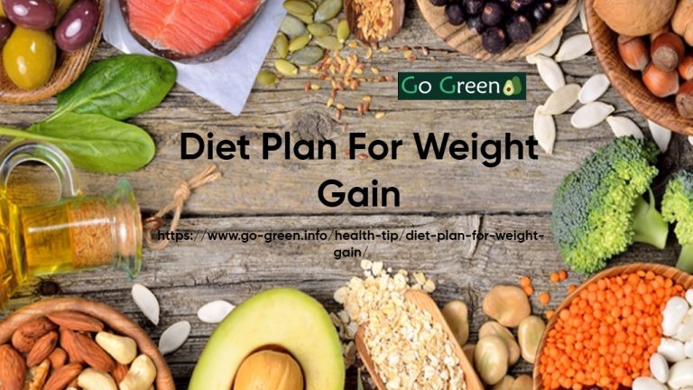 Diet Plan For Weight Gain