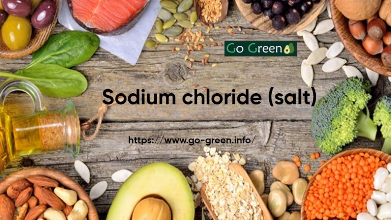 Sodium chloride (salt)