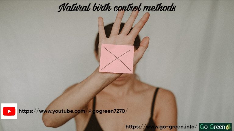 Natural birth control methods