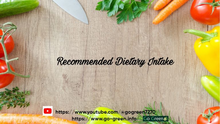 Recommended Dietary Intake