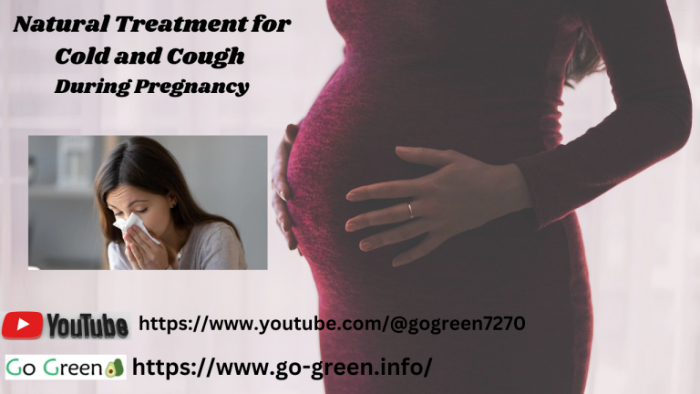 Natural Treatment for Cold and Cough During Pregnancy