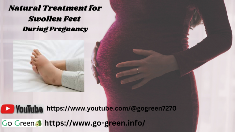 Natural Treatment For Swollen Feet During Pregnancy