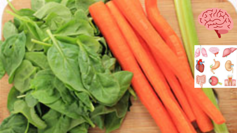 Is Eating Raw Spinach and Raw Carrots Especially Healthy for the Brain and Other Organs?