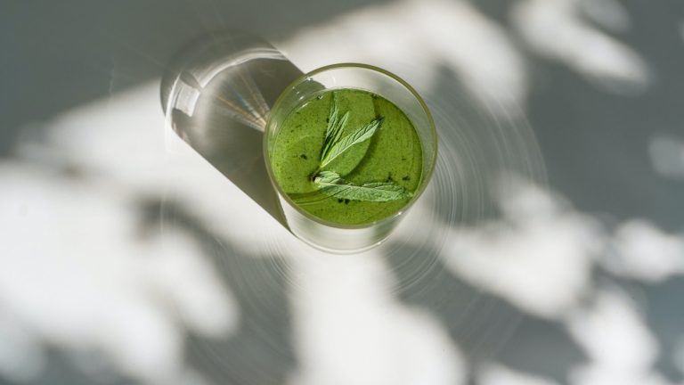 Tangy Minty Mango Cooler