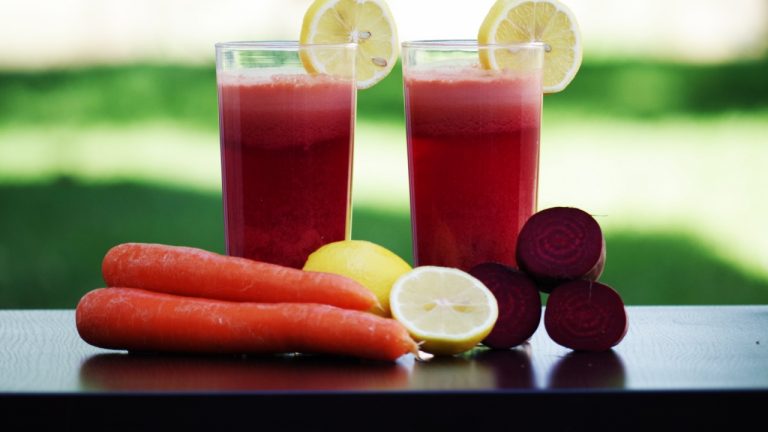 Spiced Carrot and Beetroot Kanji