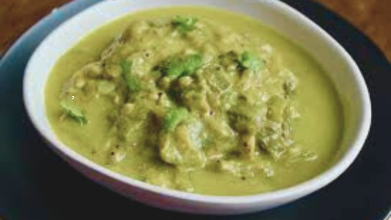 Creamy Melon Seed Ridge Gourd Curry