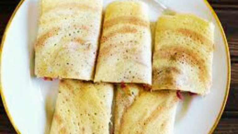 Fermented Red Rice and Urad Dal Dosa