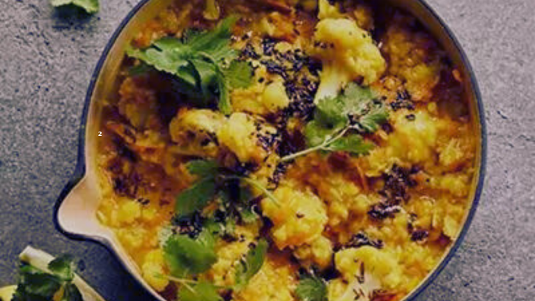 Nutrient-Packed Vegetable Pulao with Melon Seed Gravy