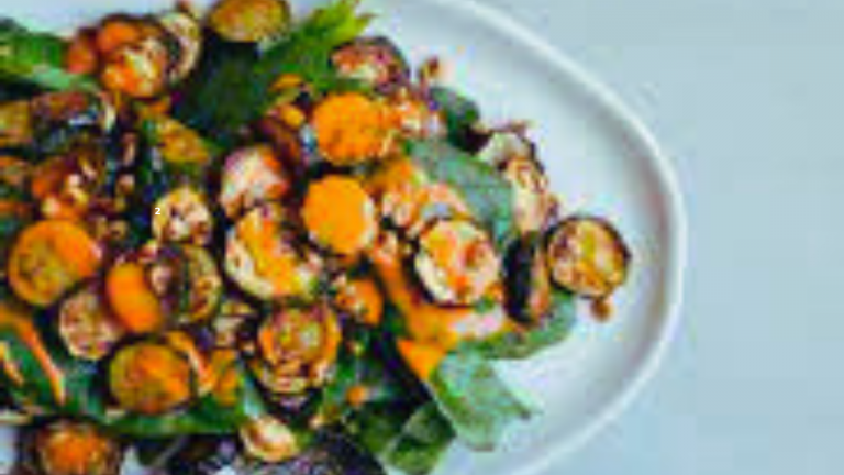 Kundru Capsicum Salad with Chironji Dressing