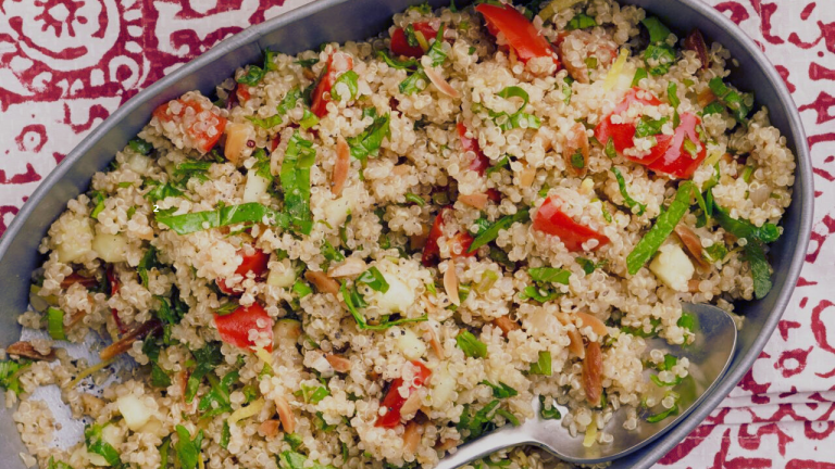 Creamy Coconut Quinoa with Mixed Vegetables