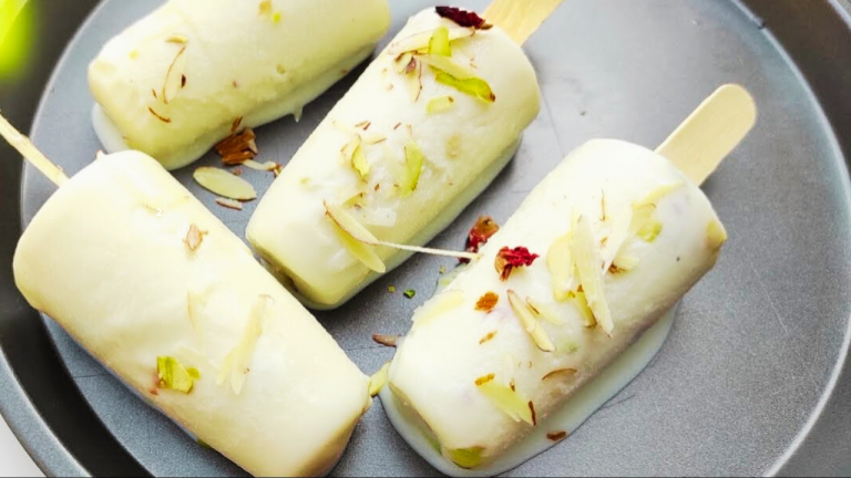 Saffron Coconut Cashew Kulfi Delight