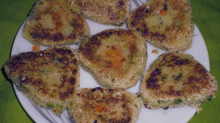 Spiced Sweet Potato Cutlets with Cashew Crust