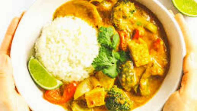 Creamy Coconut Vegetable Medley with Tofu