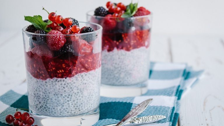 Tropical Chia Fruit Pudding