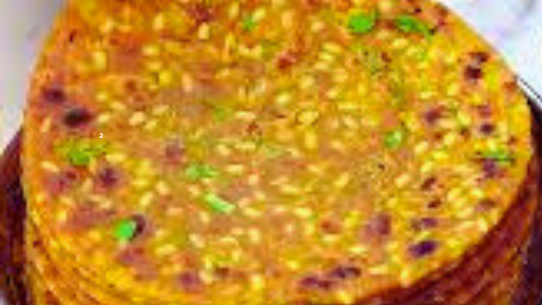 Spiced Mung Dal Paratha