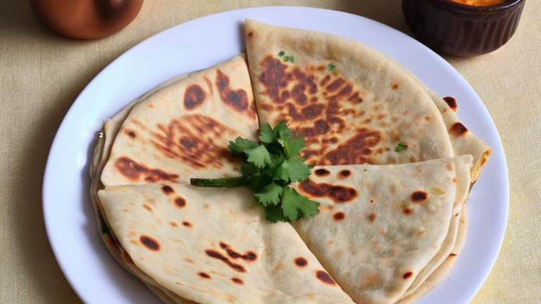 Paneer-Stuffed Parathas