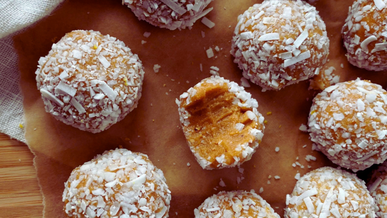 “Nutty Coconut Bliss Balls”