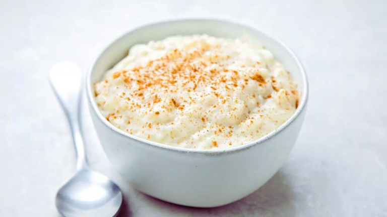 “Saffron Rose Rice Pudding”