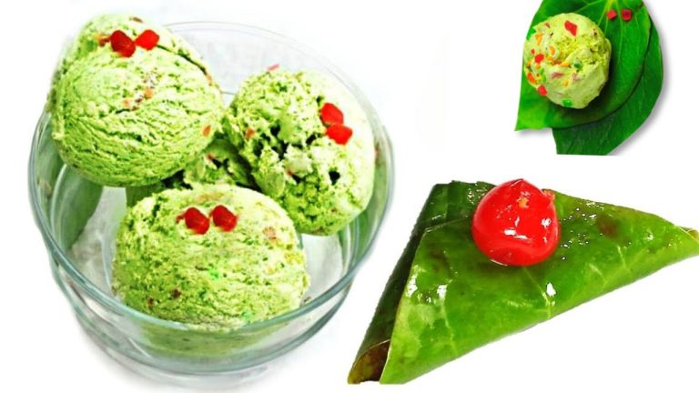Paan & Spinach Ice Cream Delight
