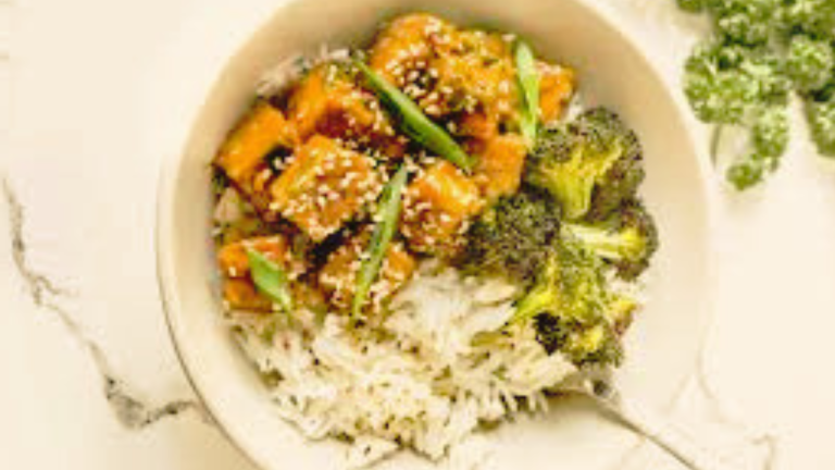Tofu and Broccoli Power Bowl