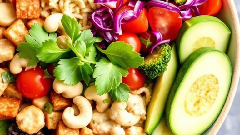 Cheesy Cashew & Veggie Bowl
