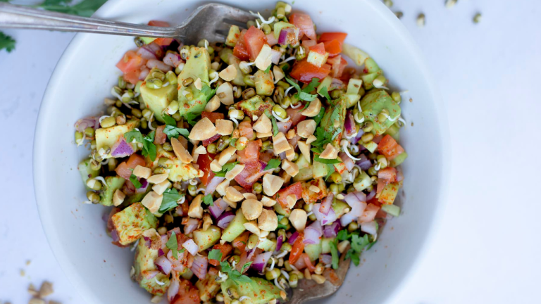 Sprouted Moong Salad