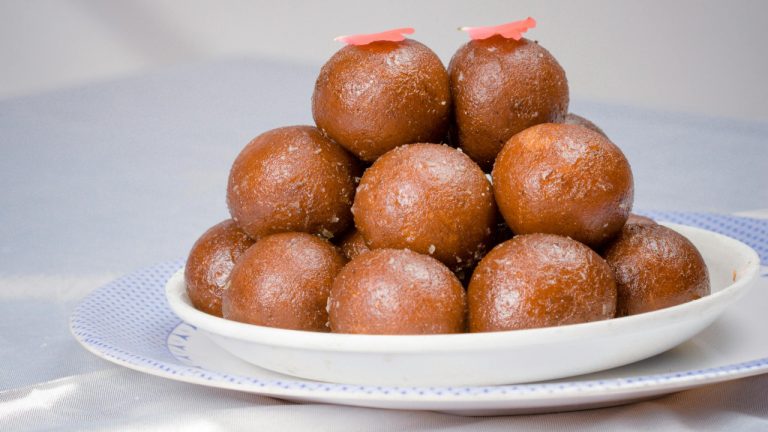 Saffron-Spiced Celebration Bites (Gulab Jamun Healthy version)