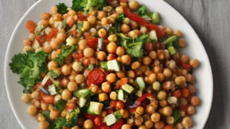 Refreshing Chickpea & Veggie Salad